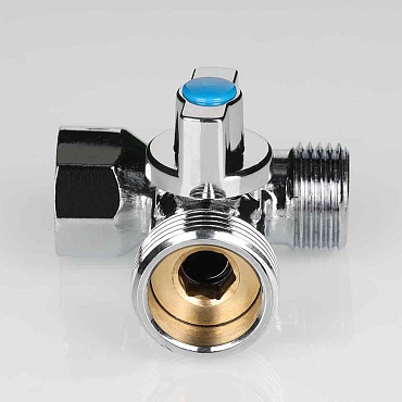 Кран шаровой VALTEC для подкл. с/т приборов 1/2"х3/4"х1/2"