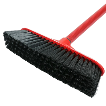 Щетка для пола "Моника" с серебр/синий. черенок