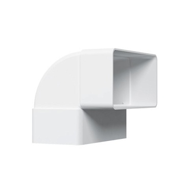 Колено вертикальное пластик 90°, 60х120