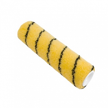 Ролик Тигр 240мм, бюгель 6мм, полиакрил желтый с черной полосой