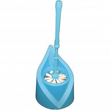 Ерш для унитаза Капля голубой (1/25)