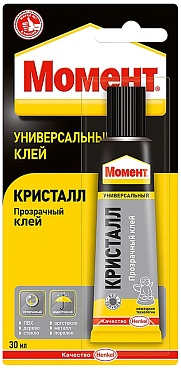Клей Момент КРИСТАЛЛ (30мл) 611708 (1/10/120)
