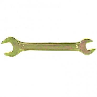 Ключ рожковый, 13х17мм, желтый цинк/СИБРТЕХ