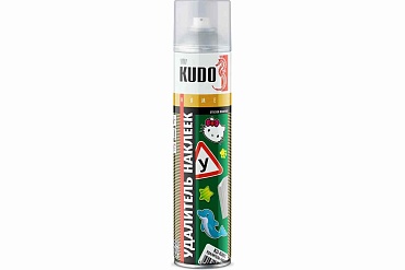 Удалитель наклеек и следов клея аэрозоль (400мл) "KUDO" KU-H401