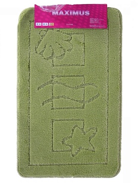 Коврик 60х100 в/к зелёный
