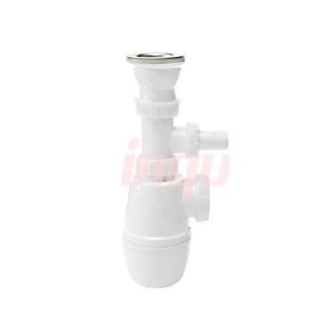 Сифон Wirquin 11/2"*40мм с выпуском и с отводом для стиральной машины 30718032 (1/46)