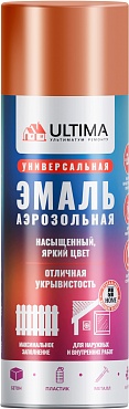 Краска аэрозоль универс.Красное золото 520мл/370гр.,ULTIMA (1/12)