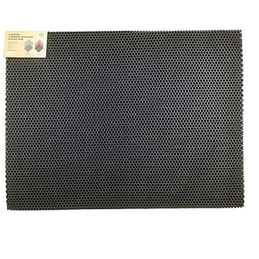 Коврик ячеистый Соты/Ромбы 50х70 ЧЕРНЫЙ (1/20)