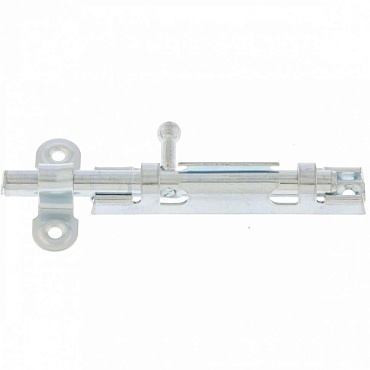 Задвижка накладная шпингалет ЗТ3 пол. белый (1/100)