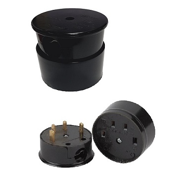 Силовая вилка+розетка 380V