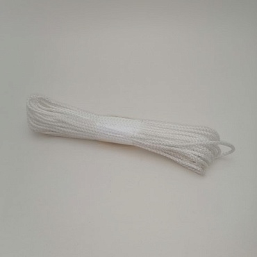 Шнур вязан. полипропиленовый д=5мм 20м белый
