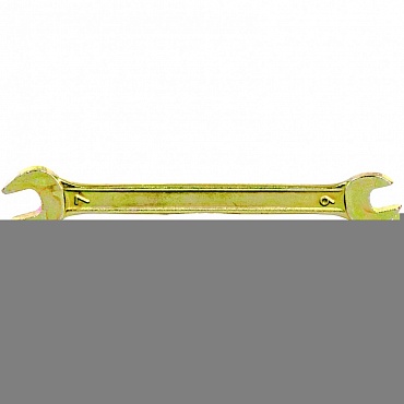 Ключ рожковый,  6х7 мм, желтый цинк/СИБРТЕХ