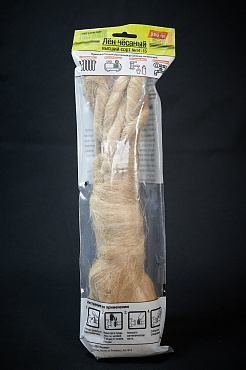 Лен чесаный 200 г (4 косы) (1/25)