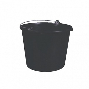 Ведро строительное (20л) МП (черное)