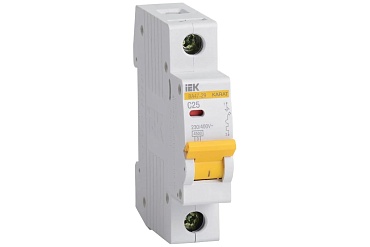 Пакетник ИЭК 25A,1P (1/12)