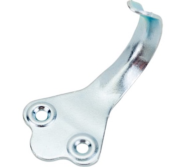 Крючок-вешалка 1 рожк. №2 цинк стальнойКунгур (1/10/500)