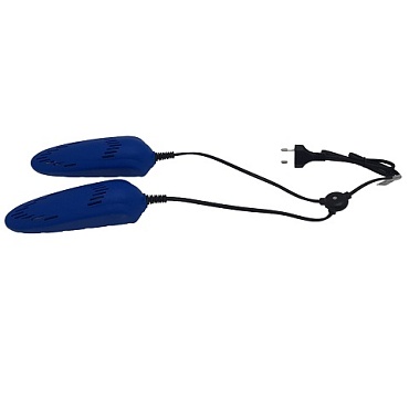 Сушилка для обуви Ergolux ELX-SD02-C06, синяя, индикатор, 10Вт