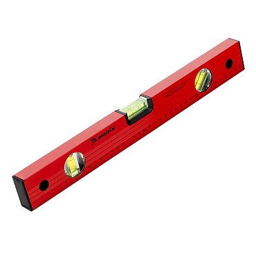 Уровень "Matrix"  400мм 3 глазка с линейкой (алюм)