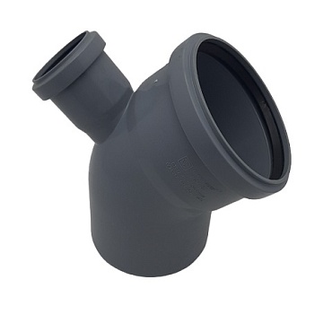 Отвод ф110х50 45* вверх (1/18)