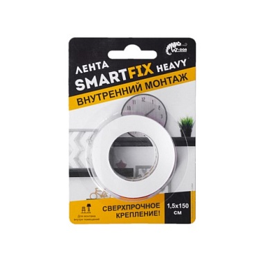 Лента сверхсильная прозрачная W-con SmartFix 1,5см*150см (1/36) 