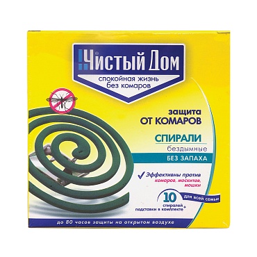 Спирали от комаров б/запаха (1/10)