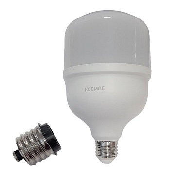 Лампа светодиодная высокомощная  40Вт 6500К Е27 Космос 