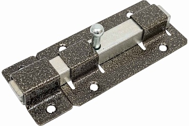 Задвижка дверная ЗД-06 пол. бронза (1/20)