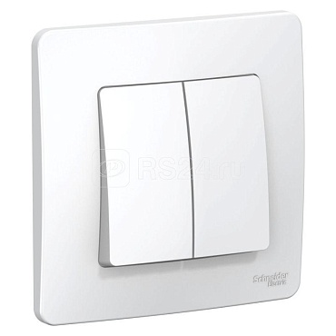 Выключатель Blanca СП 2-кл. 6А IP20(сх.5)250В бел.(1/100)