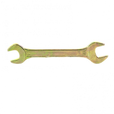 Ключ рожковый, 17х19мм, желтый цинк/СИБРТЕХ