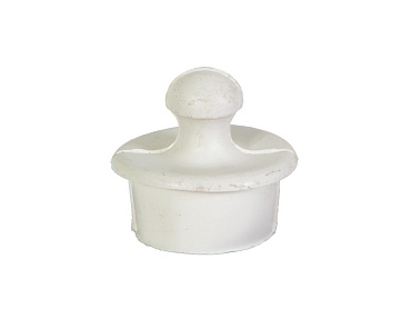 Пробка для ванны резиновая БОЛЬШАЯ белая